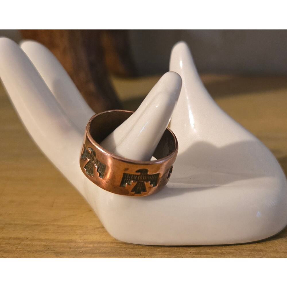 Phoenix Ring Southwest Copper Ladies/Men's Ring Size 10 - Picture 2 of 5